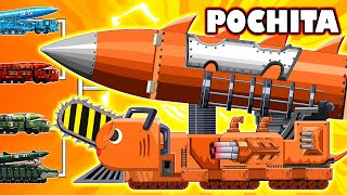 Transformers Tank :🚀  POCHITA Ballistic Missile  🚀 | Arena Tank Cartoon