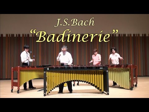Bach "Badinerie (Orchestral Suite No. 2)" Marimba Ensemble バッハ「バディネリ」マリンバ  アンサンブル