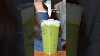 It’s perfect for 2☕️🍵🪄✨ #icedamericano #greentealatte #cafevlog