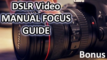 Manual Focus for DSLR video - Training Video - Bonus Tip