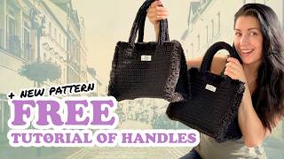 Handle for your Crocheted Handbag | + Announcing New Crochet Pattern