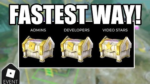 [EVENT] The *FASTEST WAY* to get the ADMIN, DEV and STAR CREATOR CRATES! (Roblox)