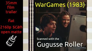 WarGames (1983) 35mm film trailer, flat open matte, 2160p