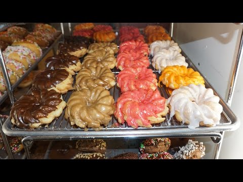 Donuts Donut Shop Frosted Deep Fried Breakfast Pastry Crullers Rolls