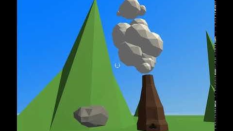 Low poly smoke animation at 60fps in Three.js with Geometry Instancing