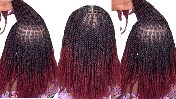 How to get Human Hair Micro Twist look using synthetic xpression hair VERY DETAILED VIDEO/
