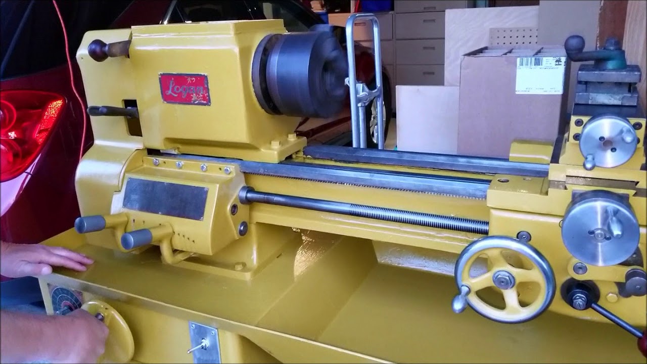 Logan 2557v Lathe 1955 YouTube
