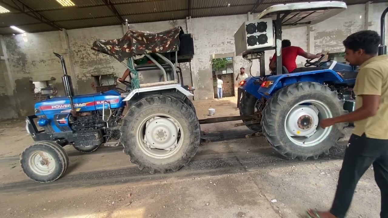 Sonalika di 55 vs powertrac euro 50 || New vlog || tochan mukabala ||