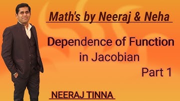 Dependence of Function in Jacobian Part 1