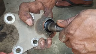 how to change upper and lower ball joint || Isuzu DMax LS 2010 model
