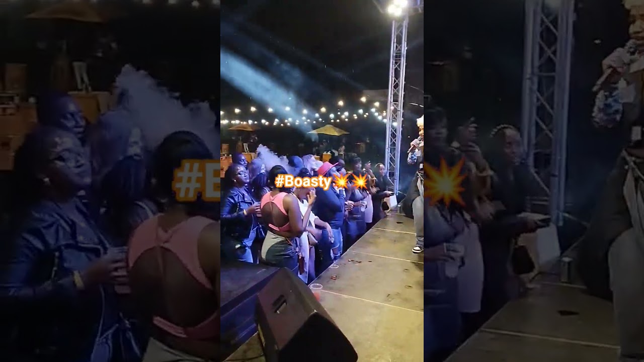 Talia onyando hype boasty song at new years event💥💥🎉🎉🙏🔥