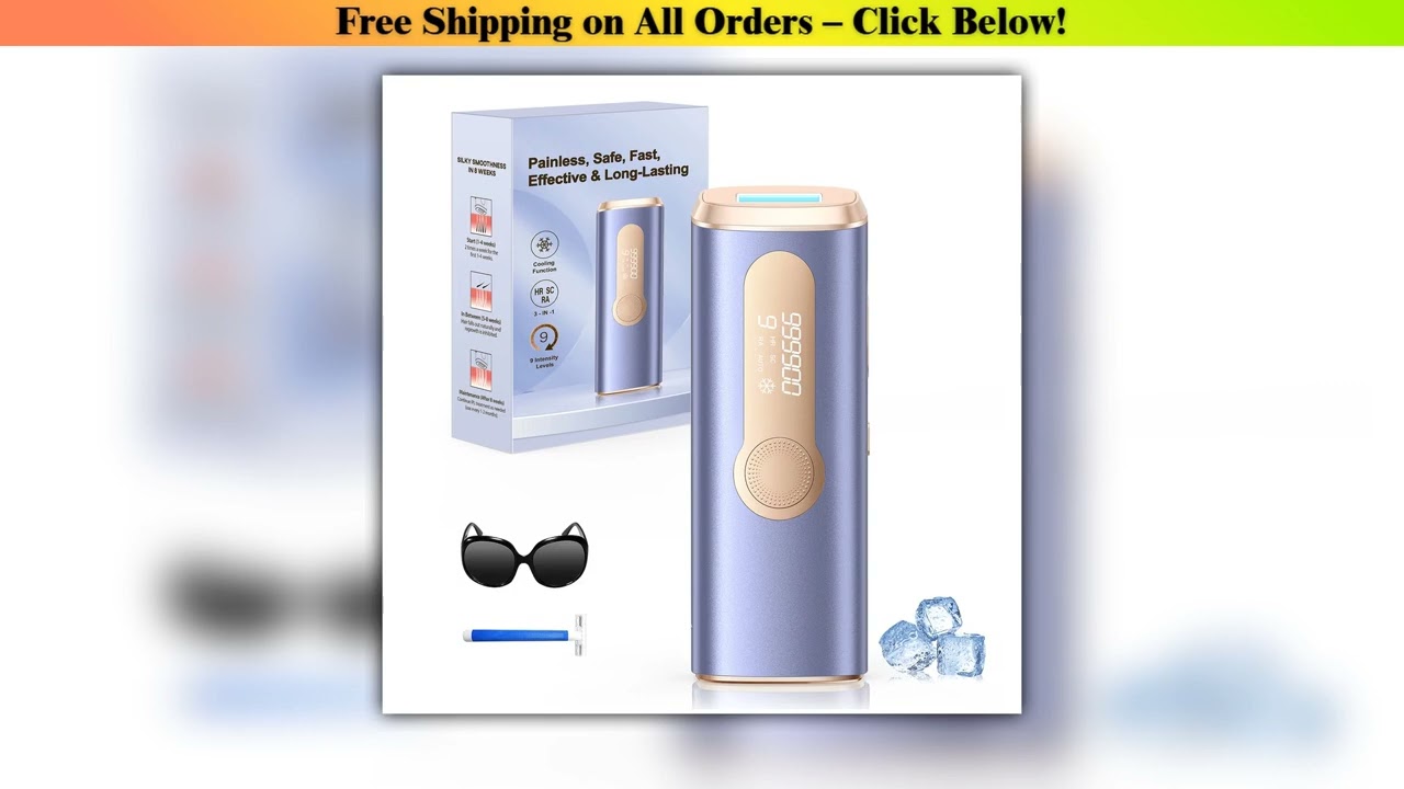 990000 Flash Laser Epilator IPL Hair Removal For Men and Women Body Bikini Facial  Permanant