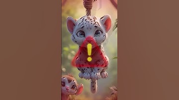 🐆🐒 Jungle Justice: Leopard Cub Saves Monkey! 🌳🐾