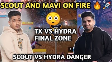 Scout And Mavi On Fire 🔥 | Team xspark Vs Hydra Last Zone | Scout Vs Hydra Danger | Team Xspark