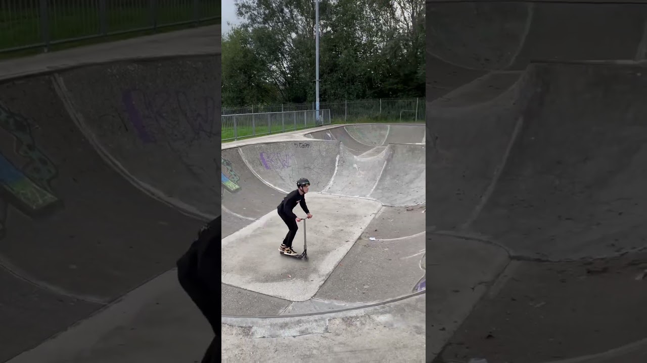 INSANE SCOOTER TRICK *double overhead* 