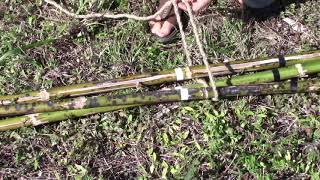 How to Tie and Set-up Tipi Base Poles