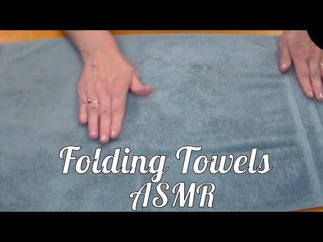 ASMR (No Mid-Roll Ads) |FOLDING TOWELS| TRANQUIL |SOFT SPOKEN| WHISPERS