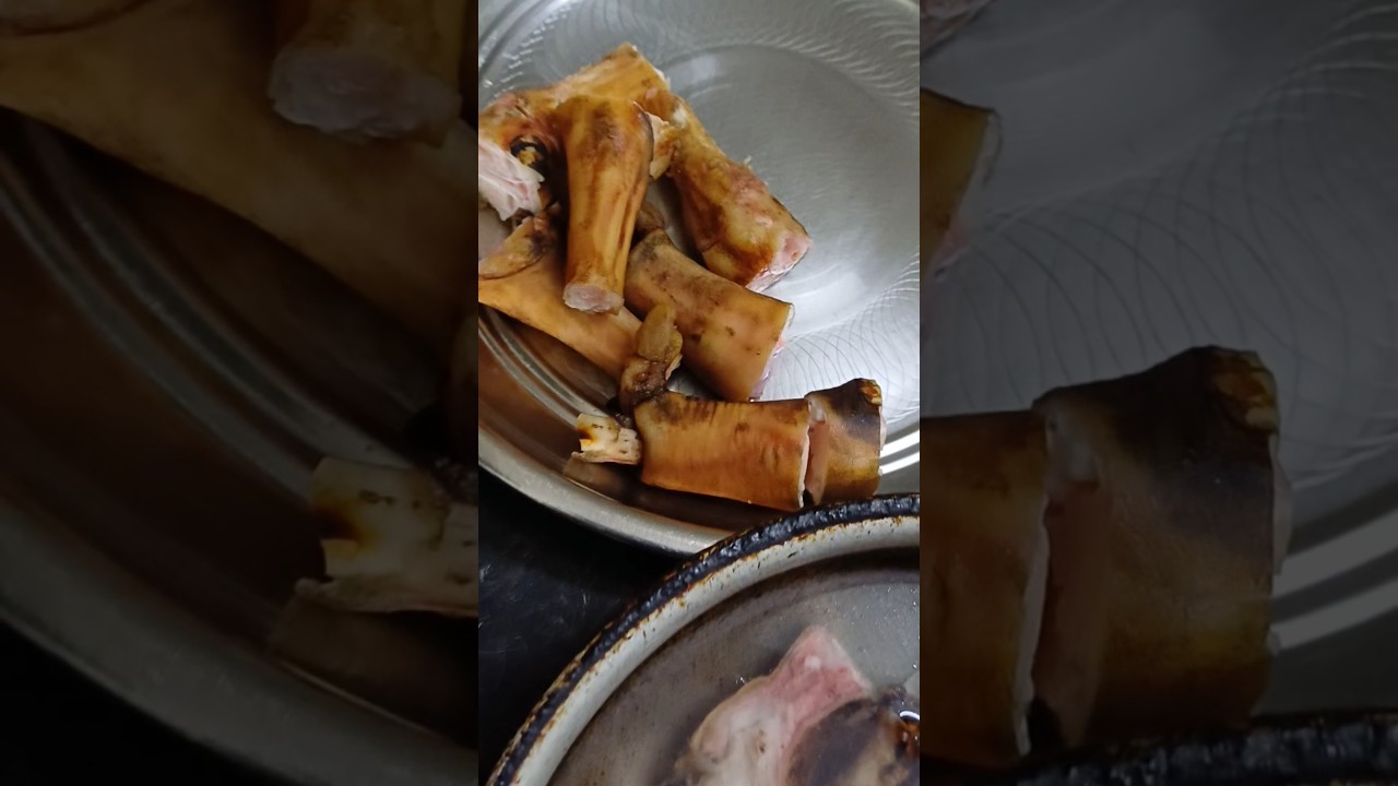 Mutton Paya Cleaning Process 