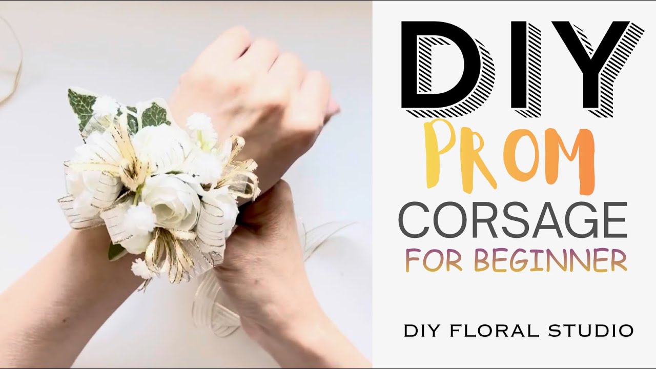 Wrist Corsage DIY | Ribbon 🎀 tied 