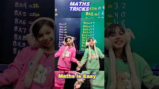 Easy Table Trick 🔥 | Table of 8 | Easy Maths Trick | Vedic Maths #ytshorts #shorts #trending #viral