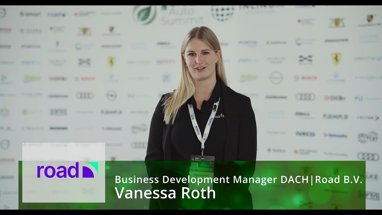 Vanessa Roth, Business Development Manager DACH | Road B.V. |  Green Auto Summit 2023 Recap
