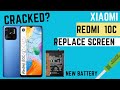 Redmi 10c repair tutorial  lcd screen  battery by crocfix