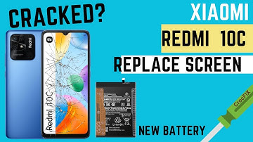 REDMI 10C repair tutorial / LCD Screen & Battery by CrocFIX