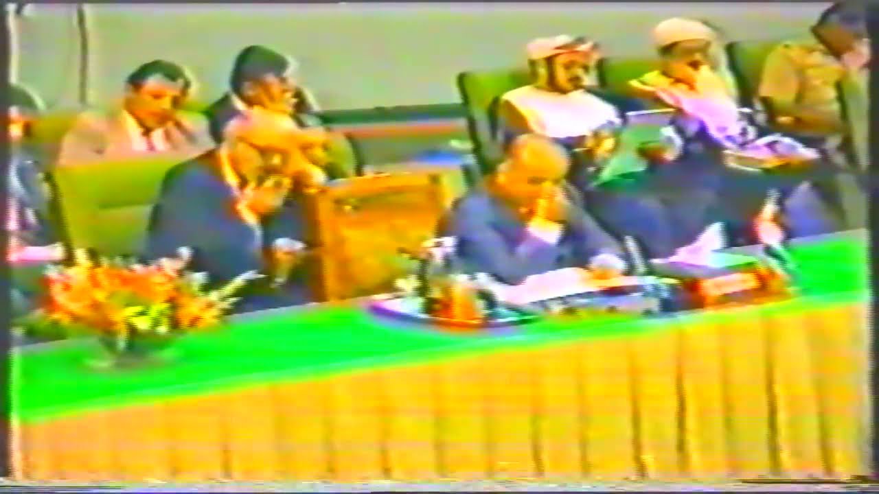 نااادرة جدااا  الجلسة التاريخية مؤتمر القمة العربي  إبان الغزو العراقي للكويت