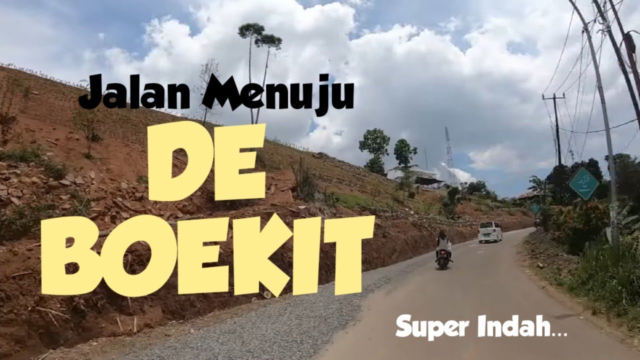 Jalan Menuju DE BOEKIT Cafe Hambalang Sentul  Bogor arah 