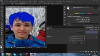 Уроки фотошопа - Как поменять цвет волос в Photoshop CS6(В этом видео уроке вы узнаете, как поменять цвет волос в Photoshop CS6., 2013-08-20T17:48:30.000Z)