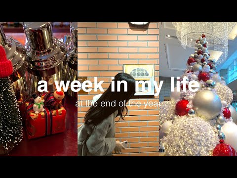 eng) 대학생 브이로그 | 2021년의 마지막⛄️| 종강과 겨울 계절학기, 퍼스널컬러 진단, 인터컨티넨탈 코엑스, 맥북 에어, 연말 vlog