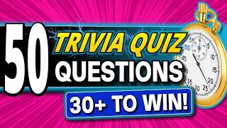 50 FUN Trivia Quiz Questions ⚡ EVERYONE Can Beat this LIGHTNING Quiz! screenshot 3