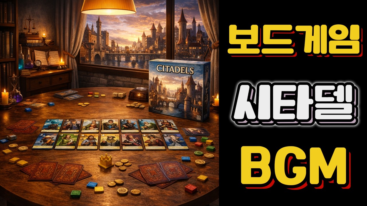 시타델 보드게임 브금 🏰 우정파괴 가능  |  정치 · 협잡 · 배신의 중세 전략 BGM  | Citadels Board Game Music