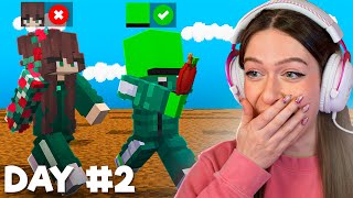 Squid Craft Games is INTENSE... Day 2 - Hannahxxrose VOD