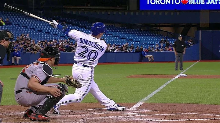 BAL@TOR: Donaldson hits a two-run homer off Tillman