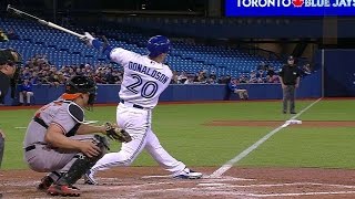 Bal Donaldson Hits A Two-Run Homer Off Tillman