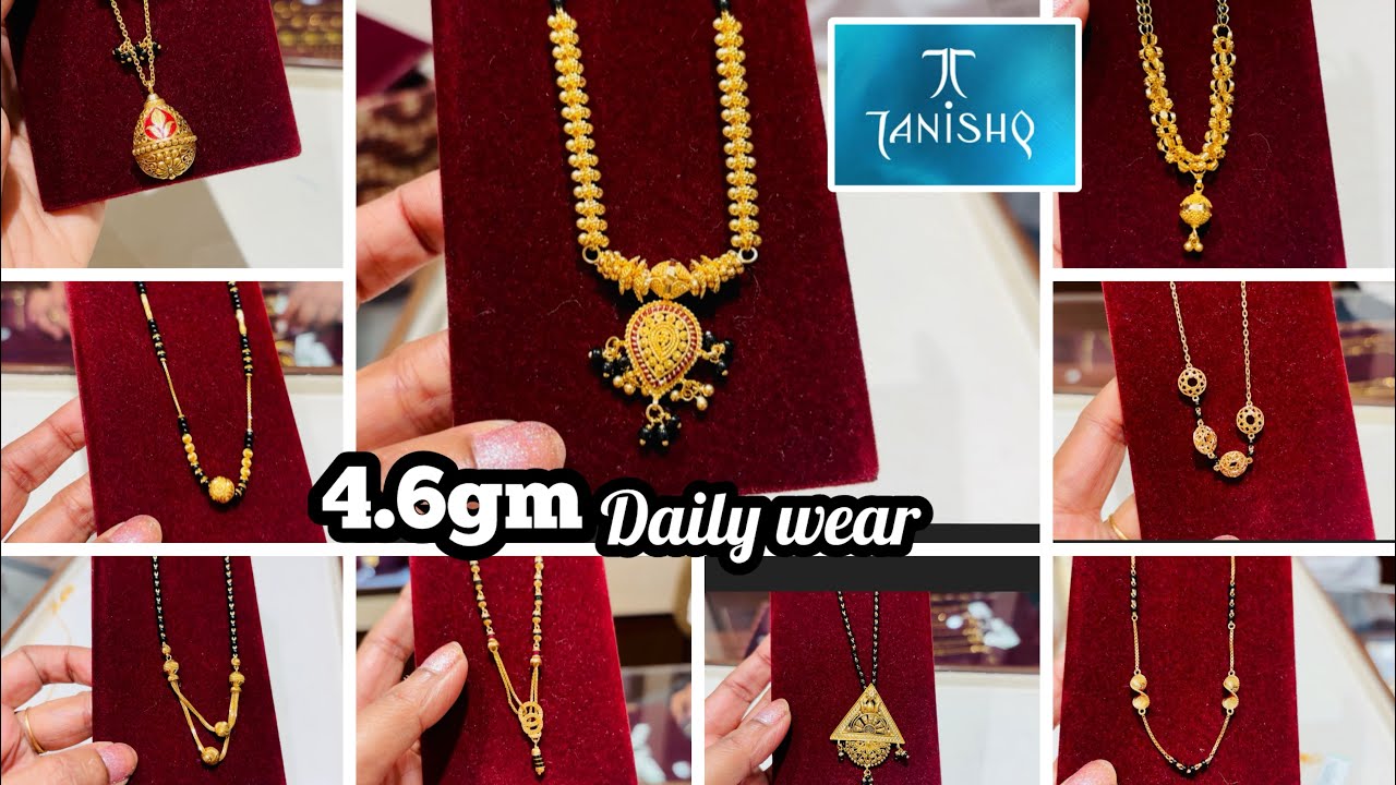 Tanishq Daily wear 🤩Gold Mangalsutra Designs with price | Tanishq Gold Mangalsutra Design | Tanishq 
