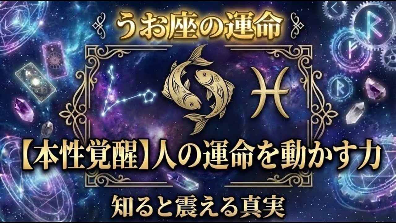 【うお座】※うお座の貴方は絶対見て！知ると震える本性の正体|人の運命を動かす恐ろしいほどの力とは?
