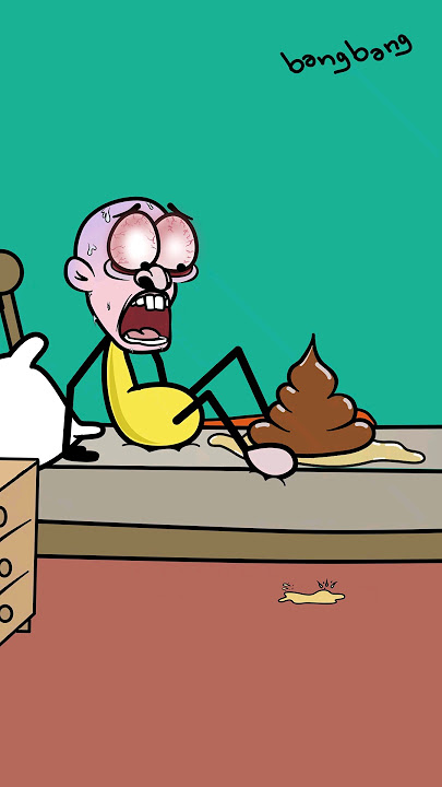 Pooped the Bed! 🤣 (Animation Meme) #shorts #funny