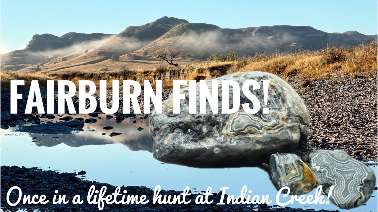 Fairburn Agate Finds! A once in a lifetime hunt at Indian Creek! #rockhounding #agate #fairburn