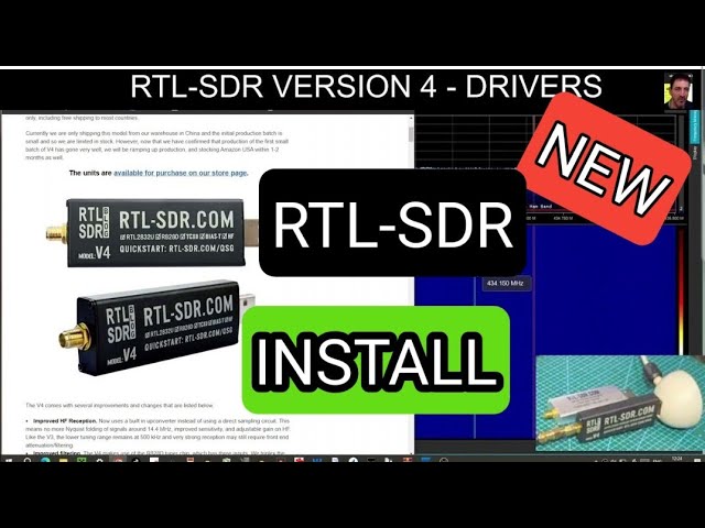 V4 R828D RTL2832U 1PPM TCXO SMA Software Defined Radio (Dongle Only)