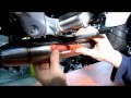 HONDA MSX GROM 125 SCARICO REVERSO GPR VIDEO ISTRUZIONI GPR REVERSE EXHAUST FITTING INSTRUCTIONS