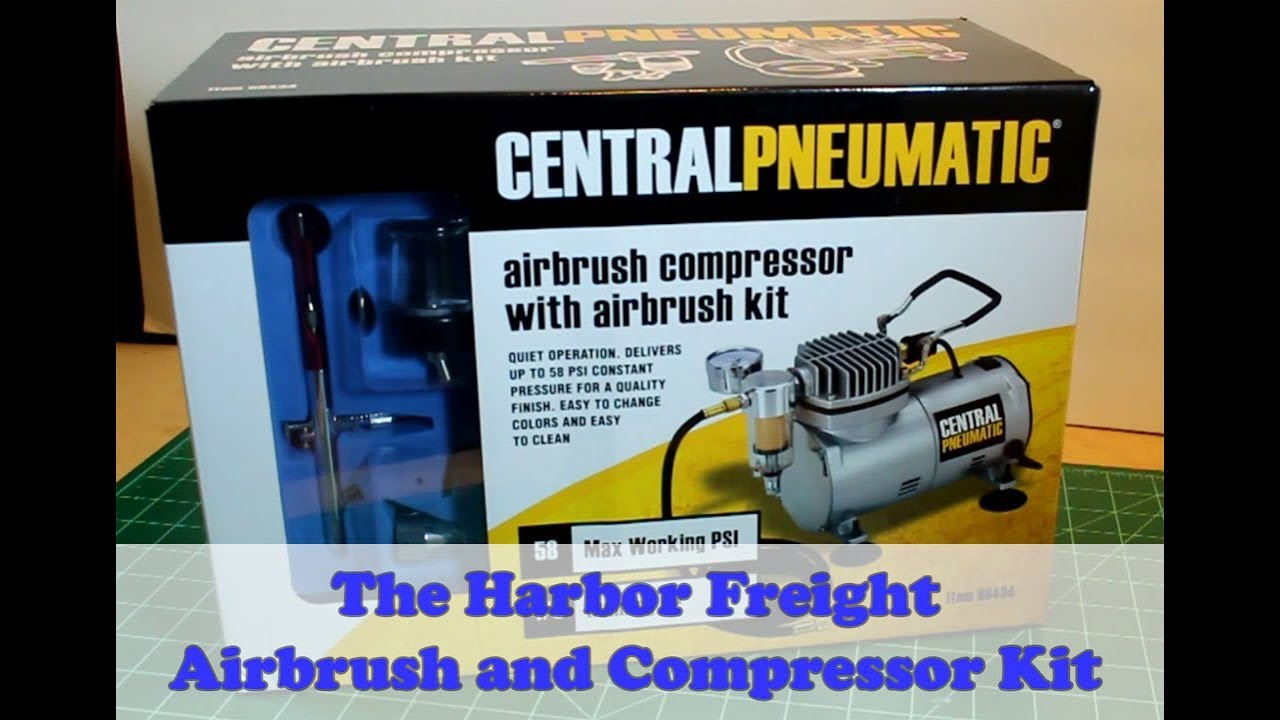 1/5 HP 58 PSI Oilless Airbrush Compressor Kit 93657