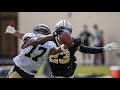 Saints training camp highlights (Aug. 20): See top plays from Michael Thomas, Brees, Sanders, more