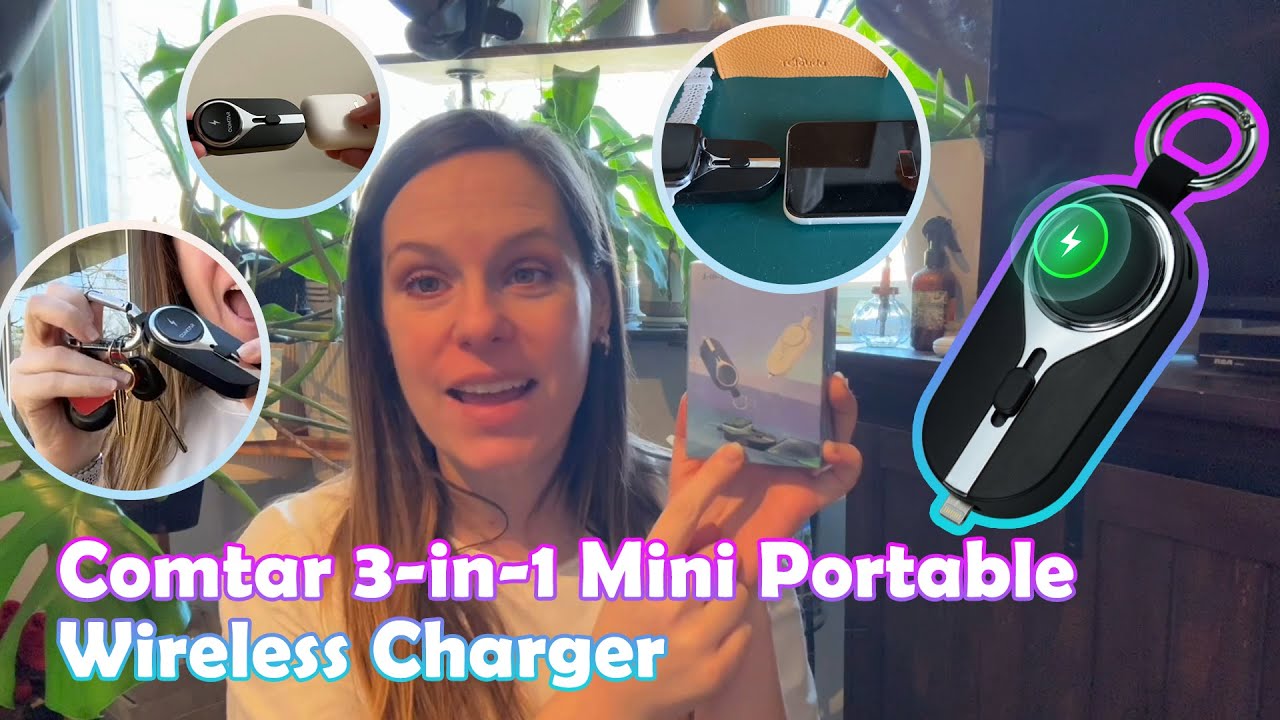 Comtar Mini Portable Magnetic Wireless Charger - Charge Anywhere ...