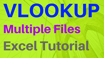 VLOOKUP MULTIPLE FILES  (Excel 2016 - Tutorial #46)