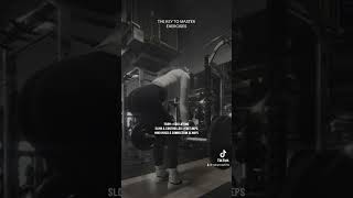 The key to master every exercise 🫶🏽