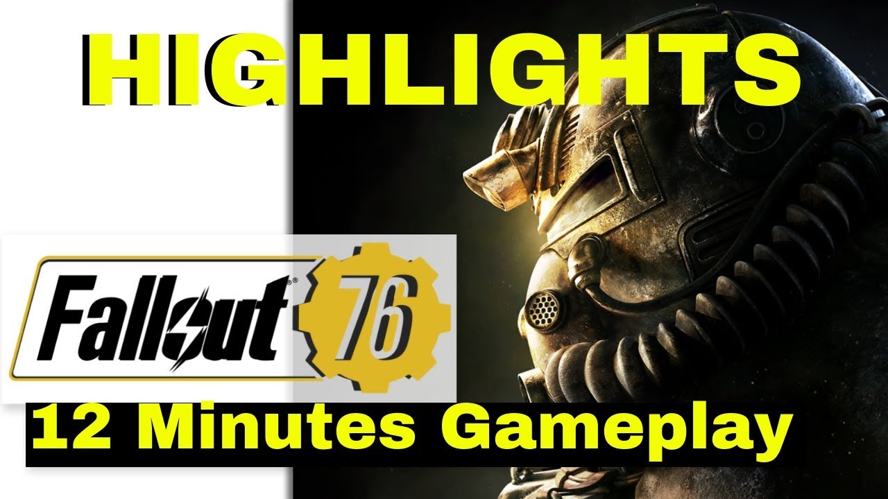 FALLOUT 76 BETA GAMEPLAY HIGHLIGHTS #1