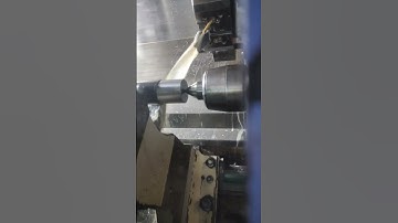 How to Turning long shaft on cnc machine | cnc  job working | #shorts #cncturningmachine #cnc