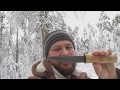 Якутский нож в лесу